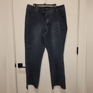 Venezia Dark Blue Wide Leg Jeans